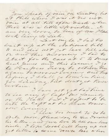 Lot #39 James T. Ames Handwritten Letter Signed - Image 2