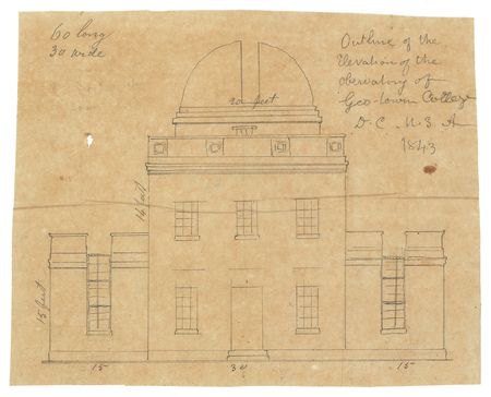 Lot #60 James Curley and Georgetown Observatory Handwritten Letter Signed - Image 3