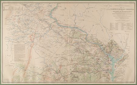 Lot #166 Civil War: Virginia and Washington, D.C. Map - Image 1