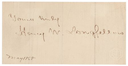 Lot #260 Henry Wadsworth Longfellow and James Russell Lowell Group Lot - Image 1