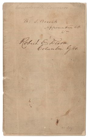 Lot #59 Confederate Congressmen Signatures - Image 1