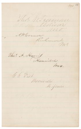 Lot #59 Confederate Congressmen Signatures - Image 3