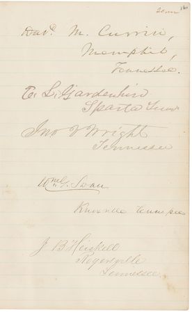 Lot #59 Confederate Congressmen Signatures - Image 4