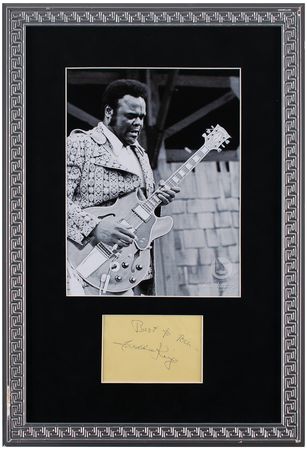 Lot #313 Freddie King Signature - Image 1