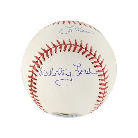 Lot #489 Yogi Berra and Whitey Ford Baseball - Image 2