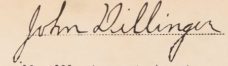 Lot #35 John Dillinger Wanted Poster - Image 3