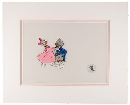 Lot #607 Daisy and Scrooge McDuck production cels from Mickey's Christmas Carol Production Cels - Image 2