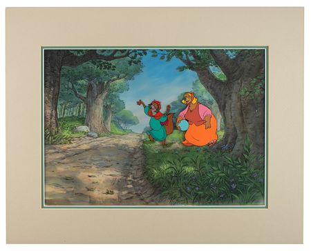 Lot #545 Robin Hood and Little John production key master background set-up from Robin Hood Production Key Master Background Set-Up - Image 3