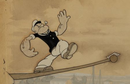 Lot #507 Popeye production key master background set-up from Olive's Sweepstake Ticket Production Key Master Background Set-Up - Image 2