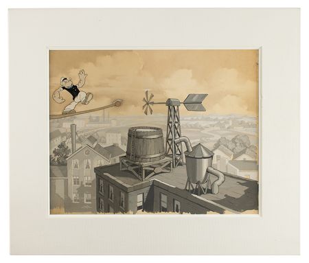 Lot #507 Popeye production key master background set-up from Olive's Sweepstake Ticket Production Key Master Background Set-Up - Image 3