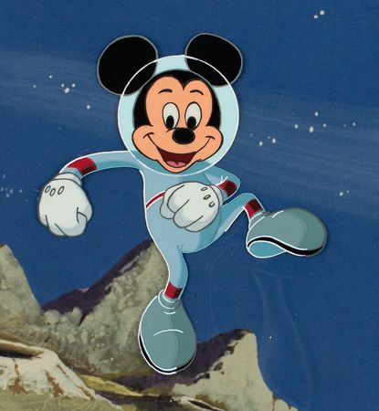 Lot #613 Mickey Mouse production cel from a Disney cartoon Production Cel - Image 1