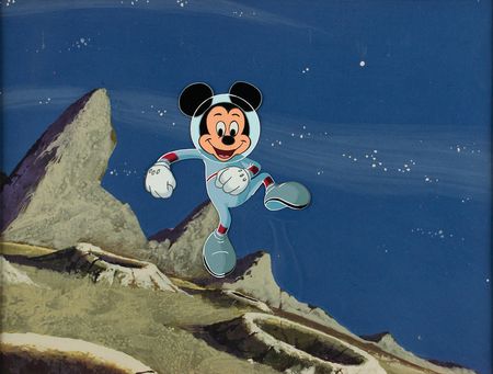 Lot #613 Mickey Mouse production cel from a Disney cartoon Production Cel - Image 2