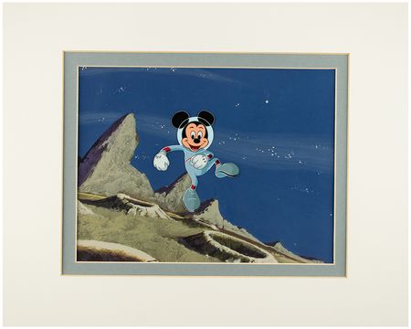 Lot #613 Mickey Mouse production cel from a Disney cartoon Production Cel - Image 3