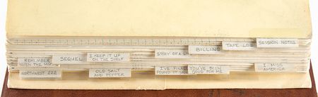 Lot #277 Harry Chapin: Comprehensive studio notes for Chapin's final album, Sequel - Image 5