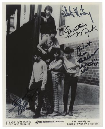Lot #368 Question Mark and the Mysterians Signed Photograph - Image 2