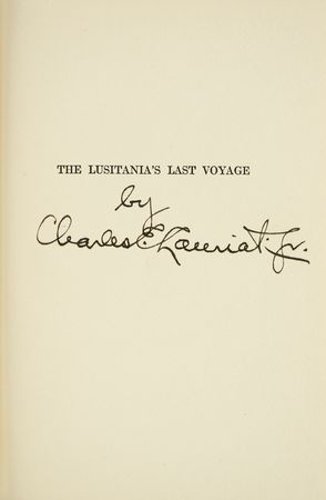 Lot #94 Lusitania: Lauriat, Charles E. Book - Image 2