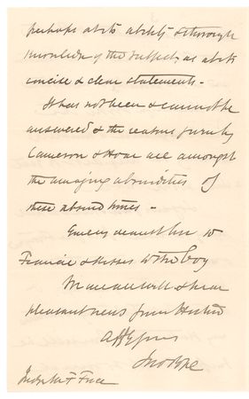 Lot #182 John Pope Handwritten Letter Signed - Image 8