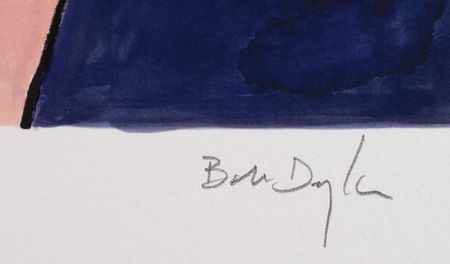 Lot #289 Bob Dylan: Suite of six limited edition prints from Dylan's 2016 'Drawn Blank' series - Image 7