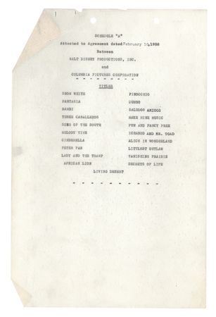 Lot #562 Roy O. Disney: Disney grants Spanish-language distribution rights for Cinderella and others - Image 2