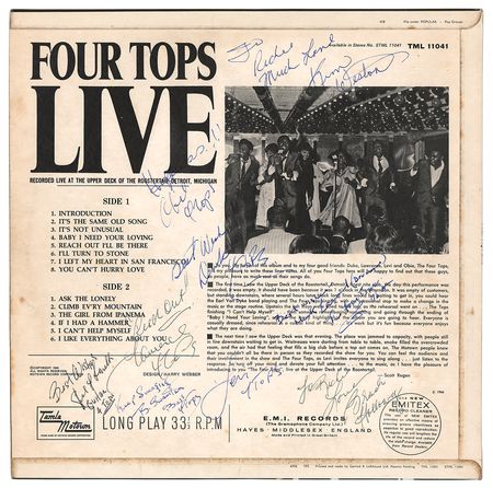 Lot #344 Four Tops Album - Image 2