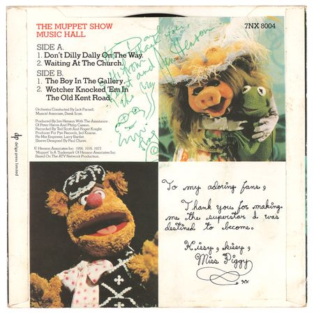 Lot #452 Jim Henson and Frank Oz 45 RPM Record - Image 2