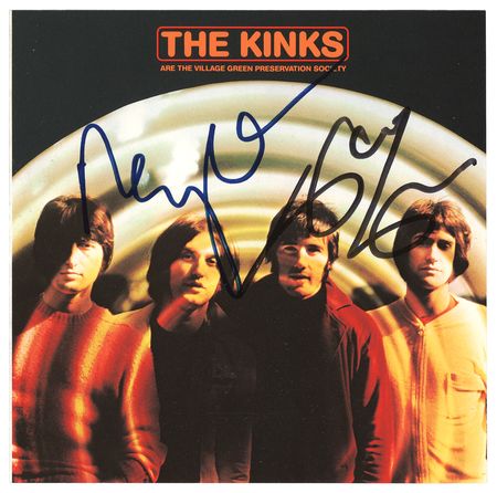 Lot #356 The Kinks: Davies, Dave and Ray Print and CD - Image 1
