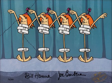 Lot #625 Bill Hanna and Joe Barbera Cel - Image 1