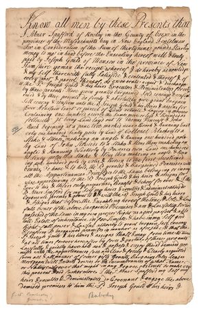 Lot #7 Colonial Massachusetts and Mayflower Descendants Group Lot - Image 1