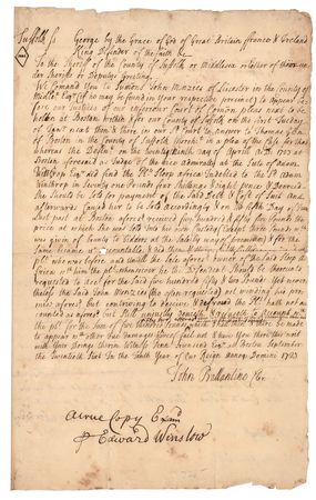 Lot #7 Colonial Massachusetts and Mayflower Descendants Group Lot - Image 7