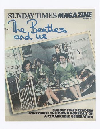 Lot #280 Beatles: McCartney, Paul: Rare 1963 handwritten and twice-signed letter from Paul—