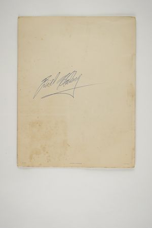 Lot #350 Bill Haley Menu - Image 1