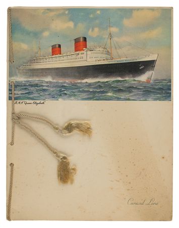 Lot #350 Bill Haley Menu - Image 4
