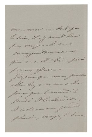 Lot #311 Pauline Viardot Handwritten Letter Signed - Image 2