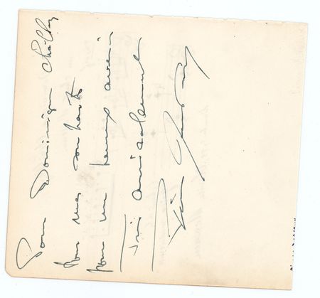 Lot #273 Olivier Messiaen Signed Musical Quote - Image 2