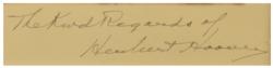 Lot #8142 Herbert Hoover - Image 2