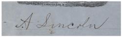 Lot #8070 Abraham Lincoln - Image 3