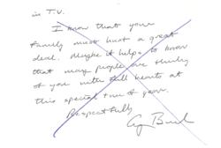 Lot #8256 George Bush - Image 2
