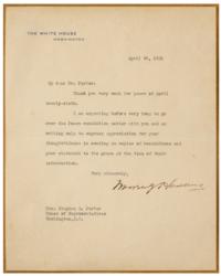 Lot #8134 Warren G. Harding - Image 2