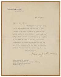 Lot #8134 Warren G. Harding - Image 3