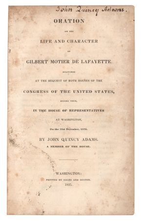 Lot #8031 John Quincy Adams - Image 2