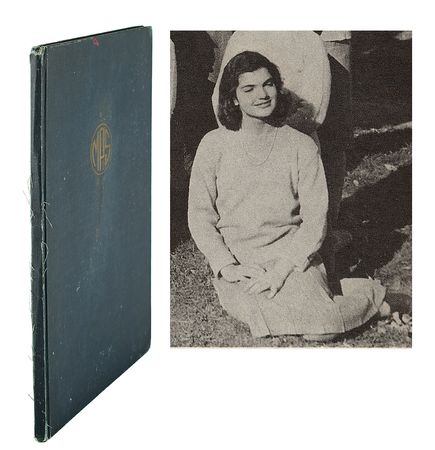 Lot #8204 Jacqueline Kennedy 1945 Miss Porter's School Yearbook - Image 1