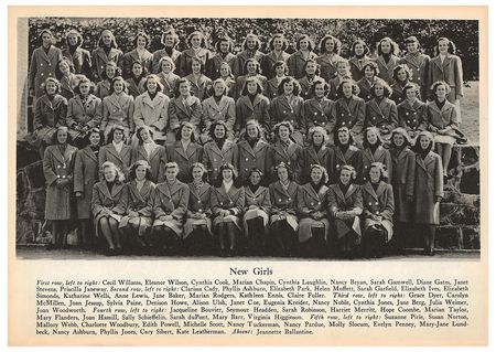 Lot #8204 Jacqueline Kennedy 1945 Miss Porter's School Yearbook - Image 2