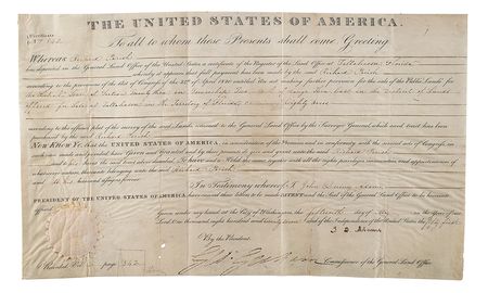 Lot #8032 John Quincy Adams - Image 1