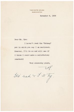 Lot #8145 Eleanor Roosevelt - Image 1