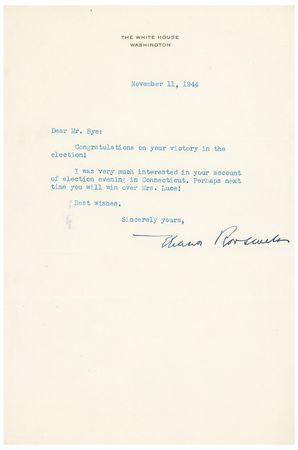 Lot #8145 Eleanor Roosevelt - Image 3