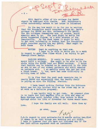 Lot #8156 Franklin D. Roosevelt - Image 2