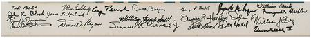 Lot #8254 Ronald Reagan and Cabinet - Image 3