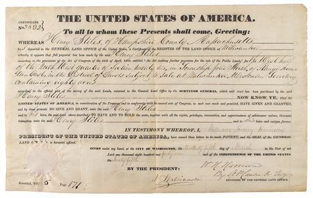 Lot #8040 William Henry Harrison - Image 1