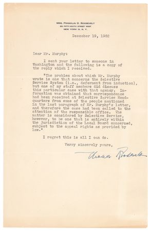 Lot #8162 Eleanor Roosevelt and Bess Truman - Image 1