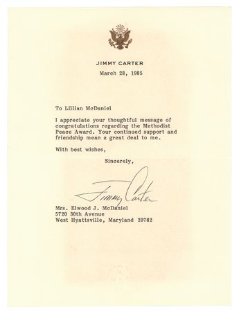 Lot #8233 Jimmy Carter - Image 1